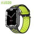 Miniatyrbild 7 av 10: 44mm Smartklocka Män Kvinnor Smartwatch Bluetooth Samtal Trådlös Laddning Anpassad Urtavla 2023 Fitnessarmband För Apple Android White Rainbow