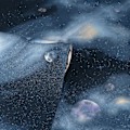 Miniatyrbild 2 av 4: Arthouse Out Of This World Marinblå Tapet