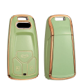 Miniatyrbild 9 av 9: Fashion TPU-fodral Bil Fjärrkontroll Nyckelskydd Skal För A4 B9 A5 A6 8S 8W Q5 Q7 4M S4 S5 S7 TT TTS TFSI RS Protector Fob Keyless Red