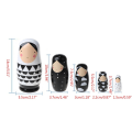 Miniatyrbild 10 av 11: Ryska Dockor i Trä Matryoshka Leksaker för Barn Jul Hem Rum Dekoration Halloween Önskegåva 1 SET10