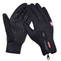 Miniatyrbilde 7 av 11: Varme vinterhansker for menn, berøringsskjerm, vanntette, vindtette hansker, snowboard, motorsykkel, kjørehansker Dark blue M