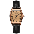 Miniatyrbillede 2 af 5: Romertal Skala Bælte Ur Dame Engros Mode All-Match Quartz Ur Dame Black with numbers