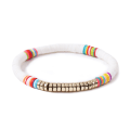 Miniatyrbillede 9 af 11: Armbånd Multifarvet Kvast Polymer Ler Skal Boheme Armbånd S2008-5 red CCB