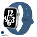 Miniatyrbild 10 av 11: Silikonarmband för Apple Watch band 6 44mm 42mm 40mm 38mm Smart gummi klockarmband armband iWatch band för Series 6 SE 5 4 3 2 se Olive green 42MM or 44MM ML