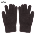 Miniatyrbilde 7 av 11: 1 par Vinter Elastisk Ull Cashmere Sykkelhansker Kjørehansker Full Fingerhansker Votter Dame Herre Mote Utendørs Skihansker Purple One Size