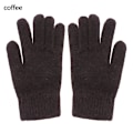 Miniatyrbillede 7 af 11: 1 par Vinter Elastisk Uld Cashmere Cykelkørehandsker Fuld Finger Handsker Votter Kvinder Mænd Mode Udendørs Skihandsker camel One Size