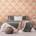 Miniatyrbild 2 av 4: AS Creation 70-tals Retro Blommig Orange Tapet