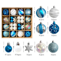 Miniatyrbild 8 av 11: Julgranskulor 42/44 st 6 cm Stora Julkulor Flerfärgade Kuldekorationer Julgransprydnader Set för Hemfest 42pcs C As picture