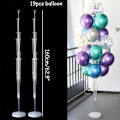 Miniatyrbillede 11 af 11: 7/11/19 Rør Ballonholder Balloner Stativ Søjle Konfetti Ballon Børnefødselsdag Baby Shower Bryllupsdekoration Forsyninger 1set LED stand a