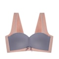 Miniatyrbild 1 av 5: Flarixa Latex Underkläder Sömlösa Plus Size Damunderkläder Osynlig Push Up Sport-BH Utan Byglar Låg Skärning Sexiga Underkläder 5XL Purple 4XL