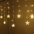 Miniatyrbillede 2 af 5: 2M Stjerne Fe Lys Jule Stjerne Lyskæde Guirlande Led Gardiner Bryllup/Hjem/Fest/Have/Fødselsdag Dekoration Belysning Multicolor 2M 90LEDs