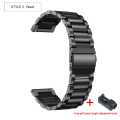 Miniatyrbild 7 av 11: Armband för HUAWEI WATCH GT 2 Pro gt2pro Metall rostfritt stål Armband för HUAWEI gt2 pro Klockarmband Tillbehör Silver rose For HUAWEI GT2 Pro