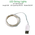 Miniatyrbild 9 av 9: 5/10M LED Ljusslinga Fjärrkontroll Fairy Lights Batteridriven Jul Utomhus Girlang Bröllopsfest Högtidsljusslinga 5m Regular USB Multicolor