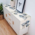 Miniatyrbillede 5 af 11: Blå Tulipan Bordløber til Spisebord Køkkenindretning Pletafvisende Spisebordsdug Rektangulær Bordløber 180-33cm 70-13inch LXM11244
