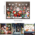 Miniatyrbild 2 av 11: God Jul Dekor Fönsterdekaler Santa Älg Väggdekal För Jul Hem Dörr Fönsterdisplay Dekor Gott Nytt År 2023 a
