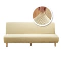Miniatyrbild 5 av 11: Storlek Sofföverdrag Bäddsoffa Fällbart Sits Överdrag Stretch Överdrag Armlös Billig Soffskydd Elastiskt Överdrag För Hem Hotell Bankett 3776-IV D Size 190-210cm