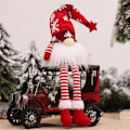 Miniatyrbild 9 av 10: Lysande Tomte Jul Ansiktslös Docka God Jul Hemdekoration Navidad Natal Gåva till Nyår 2023 Julklappar Short Red With battery and Led