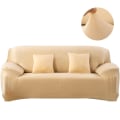 Miniatyrbilde 1 av 11: Enkelt sofatrekk for stue, stretchmateriale, beskyttelse for kjæledyr og barn, fullt innpakket trekk til sofa colour14 2-seater 145-185cm