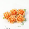 Miniatyrbillede 6 af 11: 5 stk. Rose Kunstige Blomster Silke Fake Blomster Til Hjem Værelse Indretning Fest Bryllup Valentinsdag Dekorationer DIY Håndværk Tilbehør Red 5PCS