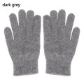 Miniatyrbilde 8 av 11: 1 par Vinter Elastisk Ull Cashmere Sykkelhansker Kjørehansker Full Fingerhansker Votter Dame Herre Mote Utendørs Skihansker camel One Size