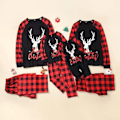 Miniatyrbild 4 av 5: Julpyjamas Matchande Familjepyjamas Nyår Sovkläder Mamma och Jag Kläder Pojke Flicka T-shirt Byxor Kostym Baby Sparkdräkt Look Sovkläder 1 price for 1pcs BABY 70(9-12M)