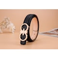Miniatyrbillede 5 af 11: Bælte Mode All-Match Børne- og Teenagerbælte Unisex Buksebælte Silver Buckle camel 2 108CM