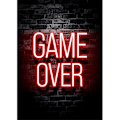 Miniatyrbillede 1 af 5: Sleep Game Repeat Vægkunst Plakat Print Lærredsmaleri Billede Til Børneværelse Drengeværelse Dekorativt Legeværelse AC359-4 30X45cm Uindrammet AC359-4 30X45cm Unframed