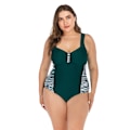 Miniatyrbillede 7 af 7: Siamesisk Plus Size Badetøj Bikini Sexet Bikini Dame Badedragt Leopard Point 4XL
