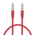 Miniatyrbilde 6 av 11: 4-polet Aux-kabel 3,5 mm hann til hann Jack-lydkabel Nikkelbelagt plugg Stereo lydkabel for hodetelefoner Høyttaler MP3/4 CD-spiller Grey 1M