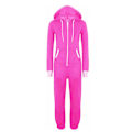Miniatyrbild 3 av 4: Unisex Dam Herr Vuxen Pyjamas Sportkläder Onesie Jumpsuit Sovkläder Red M