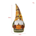 Pikkukuva 1 / 11: Kurpitsa-asusteet Kääpiöpehmolelu Söpö Halloween Kasvoton Kääpiötonttu Koriste Puutarhahuoneen Sisustus Kodin Tarvikkeet Yellow plaid hat
