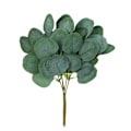 Miniatyrbillede 5 af 5: 5 stk. Kunstige Planter Grønne Eukalyptusblade DIY Brudebuket Falske Blomster Til Hjemmehavefest Bryllupsblomsterdekorationer C
