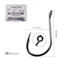 Miniatyrbilde 6 av 11: Fishhook 50 stk / 20 stk / Eske Sirkel Karp Øye Fiskekrok Størrelse 2-22# Ringøye Japan Fiskekroker Fiskekroker Enkel Jigg Fiskekrok Utstyr Size 22 - 20pc