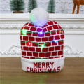 Miniatyrbilde 1 av 11: Julepynt Forsyninger Voksen og Barn Strikket Julehatt Fargerik Lysende Strikket Hatt High-End Eldre Knitted hat [Plaid]]