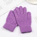 Miniatyrbillede 5 af 11: 1 par Vinter Elastisk Uld Cashmere Cykelkørehandsker Fuld Finger Handsker Votter Kvinder Mænd Mode Udendørs Skihandsker camel One Size