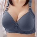 Miniatyrbilde 2 av 4: Dame Glossy BH Komfortabel Pluss Størrelse Push Up Undertøy Black 38/85BC