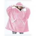 Miniatyrbillede 9 af 11: Oversized Hættetrøjer Sweatshirts Kvinder Tæppe med Ærmer Vinter Hætte Fleece Sweatshirts Kæmpe TV Tæppe Damska Sudadera Mujer Zip Hoodie Gray One Size For All