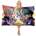 Pikkukuva 4 / 10: My Hero Academia Rantapyyhe Anime 3D Herkkä Mikrokuitu Kylpypyyhe Ulkoilupeitto Olohuone Kodin Sisustus Uima-asu Muoti Pattern 1 75X150CM