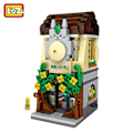 Miniatyrbillede 5 af 11: LOZ Byggeklodser Bybillede Scene Kaffebar Butik Arkitekturmodel Samlelegetøj Julegave til Børn without  box12