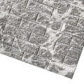 Miniatyrbillede 1 af 5: Vandtæt, 3D murstens tapet LxH 70 x 7cm / D02-Marble-Gray LxH 70 x 7cm / D02-Marble-Gray