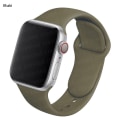 Pikkukuva 11 / 11: Silikoniranneke Apple Watch -rannekkeelle 44mm 40mm 38mm 42mm Correa Iwatch Serie Se 6 5 4 3 Rannekoru Apple Watch Series 7 45mm 41mm Canary Yellow 38  40 41 mm M-L