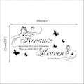 Pikkukuva 4 / 5: \"Heaven In Our Home\" seinätarrat, lainaukset ja sanonnat, seinäkoristeet, taidekoristelu makuuhuoneeseen ja olohuoneeseen