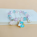 Miniatyrbillede 9 af 11: Sødt tegneserie My Melody børne perlebesat krystal kvindelig par studerende veninder gave farve armbånd tilbehør 07 little pink rabbit