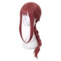 Miniatyrbillede 2 af 4: Makima Cosplay Paryk Anime Chainsaw Man Cosplay Lang Pink Flettet Syntetisk Hår Halloween Fest Rollespil Parykker Makima One Size
