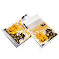 Miniatyrbillede 11 af 11: 50/100 stk. Gaveposer til småkager Julemand Snemand Snacks Småkager Plastik Emballageposer Fest Bryllup Slikpose Børnefavor Reindeer 100pcs