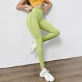 Pikkukuva 3 / 8: Joogahousut Urheilu Korkea Vyötärö Urheilulliset Liikunta Fitness Leggingsit Naisille GRAY L