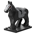 Miniatyrbillede 6 af 9: Enkelt Salg Middelalder Ridder Romersk Krigshest Rohan Dyr Byggeklodser Actionfigurer Legetøj Til Børn Koruit XP1007-1016 XP1014