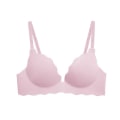 Miniatyrbilde 5 av 5: Sømløs Dame Sexy Push Up BH Ice Silk BH-er ABC Cup Undertøy Lingerie for Kvinner Pustende BH 32-38 Bralette Red 36