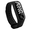 Miniatyrbillede 4 af 6: Vandtæt LED Hvidt Lys Mode Studerende Par Fritid Sport Touch Armbånd Elektronisk Ur White light red