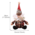 Miniatyrbillede 2 af 7: Julemandsdukke Juledekorationer 2023 Boligindretning Bord Elg Dukke Julepynt Xmas Navidad Gaver Godt Nytår 2024 3
